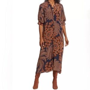 FARM Rio Yawanawa Vanahu Midi Dress